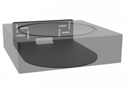 Muurbeugel voor Sonos AMP Horizontaal