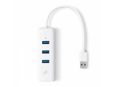 UE330 USB 3.0 3 Poort Hub & Gigabit Ethernet Adapter 2 in 1 USB Adapter UE330
