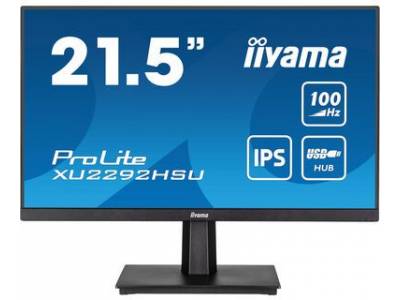 Prolite 21.5inch IPS-monitor met USB-hub en 100Hz verversingssnelheid