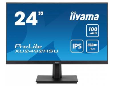 Prolite 24inch IPS-monitor met USB-hub en 100Hz verversingssnelheid