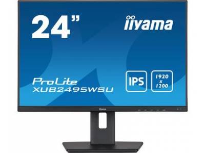 Prolite 24inch ultra-slim monitor met IPS panel-technologie en 16:10 beeldverhouding