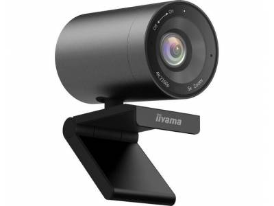 Stijlvolle en discrete professionele 4K-webcam met ingebouwde microfoon en Auto Tracking