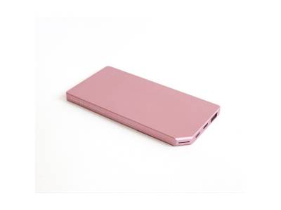 PowerBank Slim Aluminum 5000mAh Pink