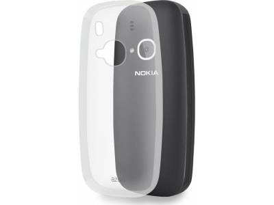 Glossy TPU backcover Nokia 3310 transparant