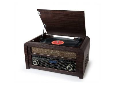 Vintage Muziekcenter DAB+, radio, CD en Bluetooth