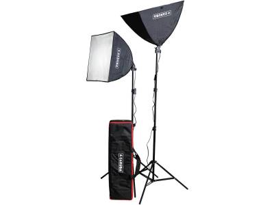 ALL-IN-1 Lichtset (Softbox / LED)