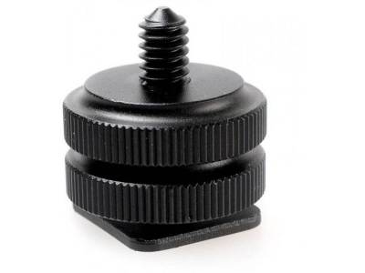 Hot Shoe Adapter - Universal For 1/4" Male