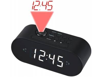 Wekkerradio met projectie CRP-717BLK