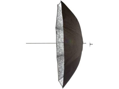Flitsparaplu Zwart/Zilver 185cm
