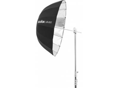 85cm Parabolic Umbrella Black&Silver