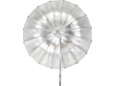 130cm Parabolic Umbrella Black&Silver