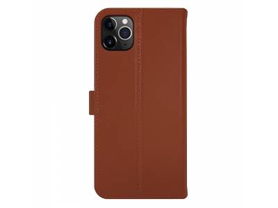 Booklet leather gel skin iPhone 11 PRO MAX Brown