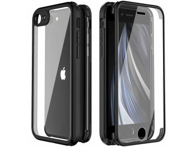Tempered Glass Bumper iPhone 7/8/SE black