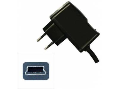 Oplader Mini USB 1 Meter 0.8A - Zwart