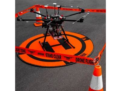 Drone Tape Clips + Drone Flight Zone Tape