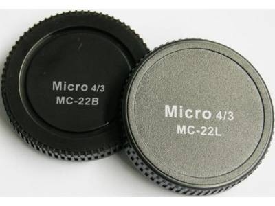 Lens Rear Cap MC-22B + Body Cap MC-22L voor MFT