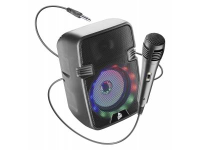 BT Speaker Karaoke + microphone zwart