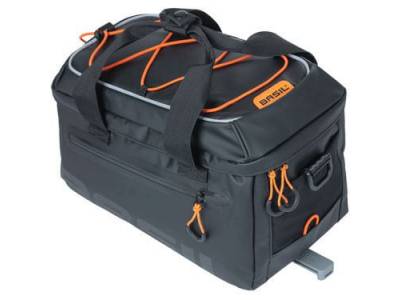 Miles Tarpaulin - bagagedragertas MIK - 7 liter - zwart/oranje