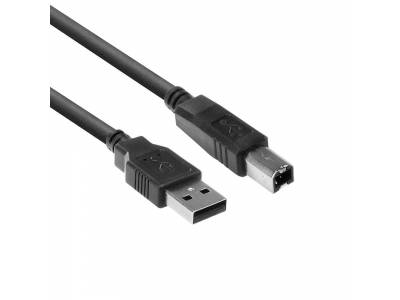 USB 2.0 A male - USB B male 1,00 m