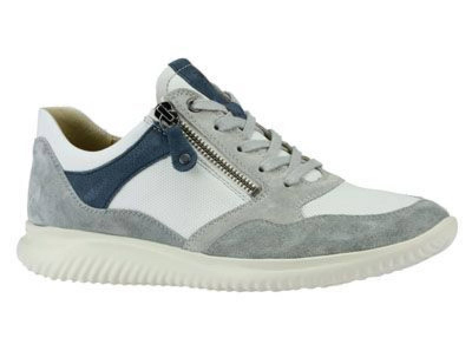Breeze shoe lage damesschoen velour-nappa aluminium-eisgrau162.1140/31 19.17 Hartjes Lage schoenen dames te koop in