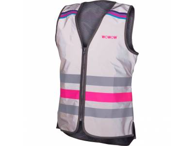 Lucy Jacket Full Reflective Pink M