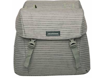 Fietstas dubbel Joli nomi grey 37L