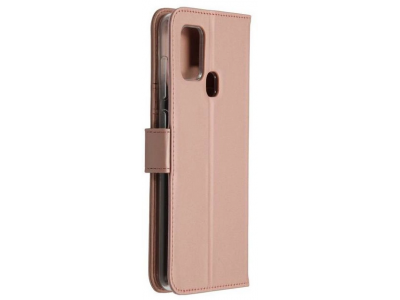 Wallet Softcase Samsung a217 Galaxy A21s rose gold