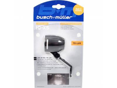 Busch + Müller koplamp Lumotec IQ-XS dynamo 70 lux