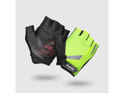 ProGel Hi-Vis Padded Gloves Yellow Hi-Vis XS