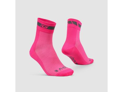 Hi-Vis Regular Cut Socks Pink Hi-Vis L