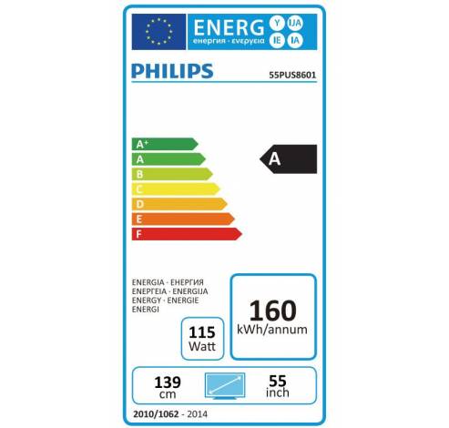 55PUS8601/12  Philips