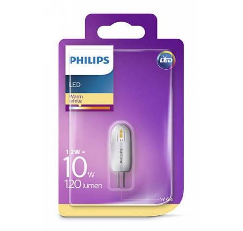 LED lamp 1,2W G4, warm wit, niet-dimbaar  Philips