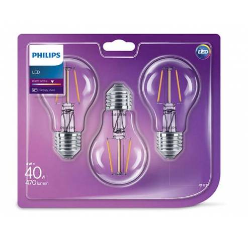 LED lamp 4W E27 Warm wit  Philips