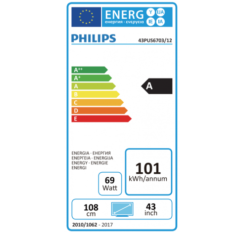 43PUS6703/12  Philips