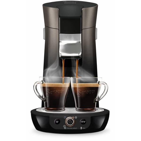 HD6566/50 Senseo Viva Cafe Duo Select Zwart en Beluga Philips HD6566/50 Senseo Viva Cafe Duo Select Zwart en Beluga Philips