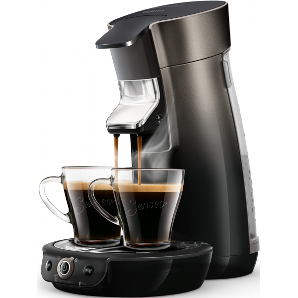 HD6566/50 Senseo Viva Cafe Duo Select Zwart en Beluga Philips HD6566/50 Senseo Viva Cafe Duo Select Zwart en Beluga Philips