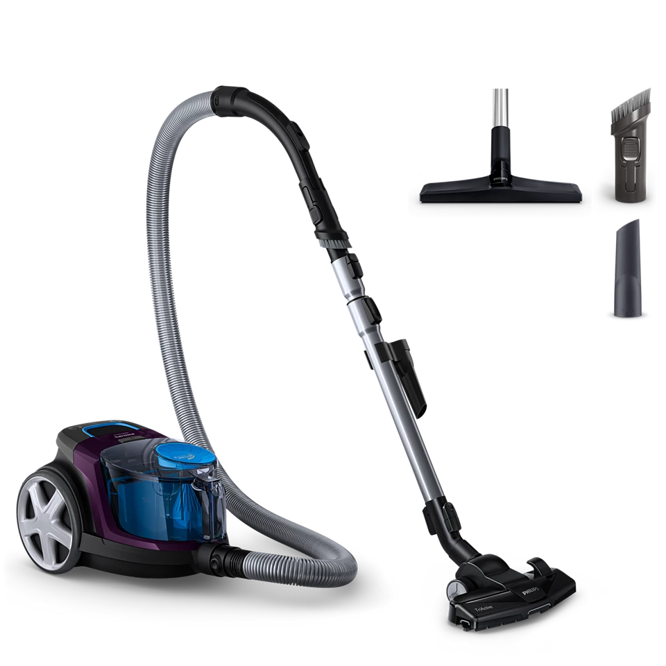 FC9333/09 PowerPro Compact Stofzuiger zonder zak Paars