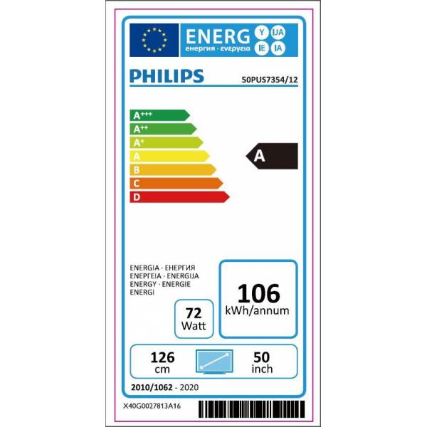 50PUS7354/12 50PUS7354/12