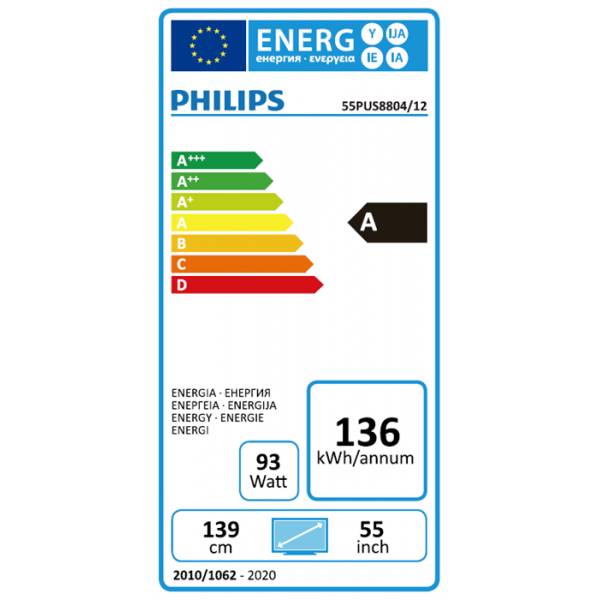 55PUS8804/12 Philips 55PUS8804/12 Philips