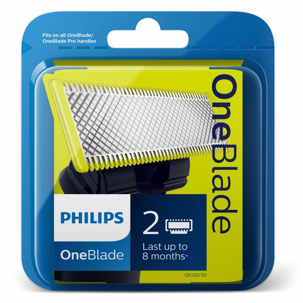 Philips Scheerkop OneBlade Vervangmesjes (2x) QP220/50