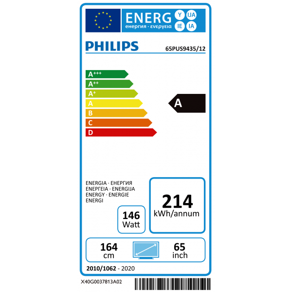 65PUS9435/12 Philips 65PUS9435/12 Philips