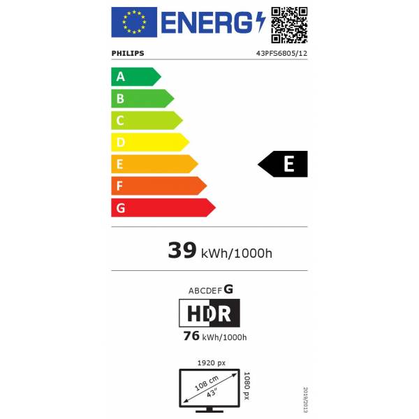 43PFS6805/12 Philips 43PFS6805/12 Philips