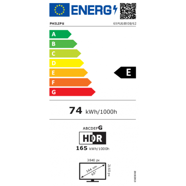 The One 4K LED 65PUS8508/12 Philips