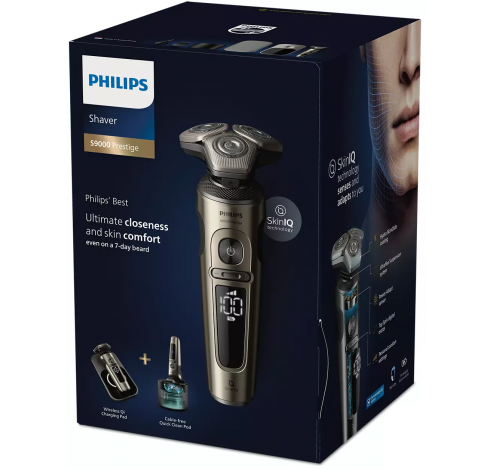 SP9883/36 Shaver S9000 Prestige Rasoir électrique humide et sec, série 9000  Philips