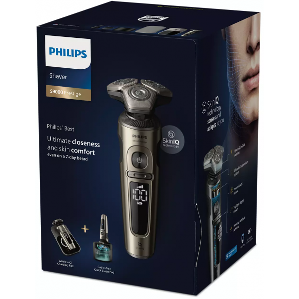 Philips SP9883/36 Shaver S9000 Prestige Nat en droog elektrisch scheerapparaat, 9000-serie