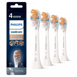Philips Sonicare A3 Premium All-in-One 4x Witte sonische opzetborstels