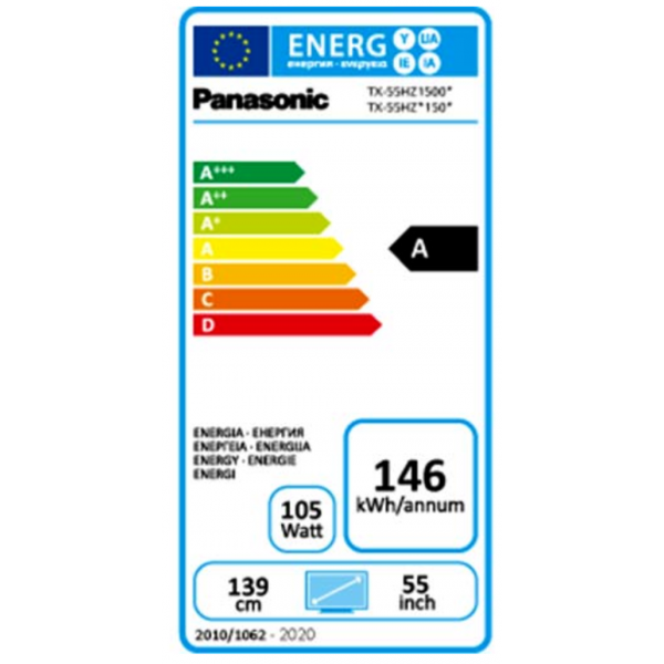 Panasonic Televisie TX-55HZ1500E Panasonic Televisie TX-55HZ1500E
