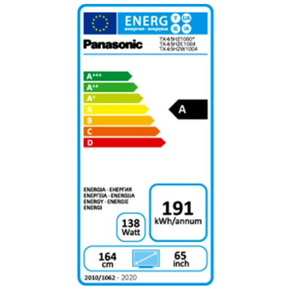 Panasonic Televisie TX-65HZ1000E Panasonic Televisie TX-65HZ1000E