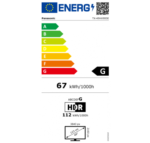 TX-49HX900E  Panasonic