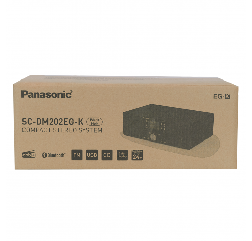 SC-DM202 Système stéréo tout-en-un avec lecteur CD, radio DAB+/FM et Bluetooth®  Panasonic